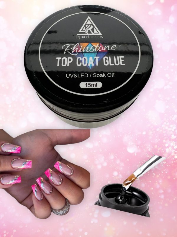 GEL TOP COAT+ COLLE 2 EN 1