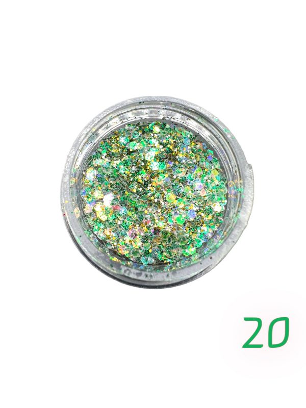 Pot paillettes Glitter 20