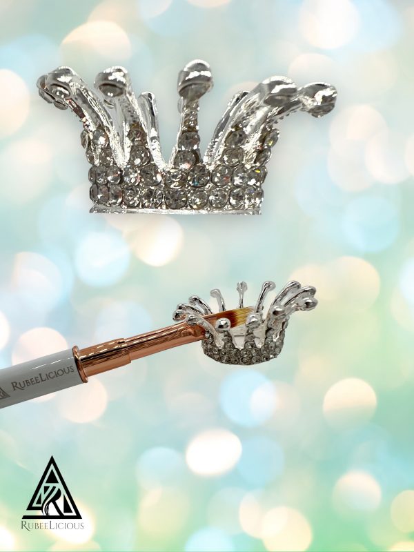 Repose pinceau couronne Silver