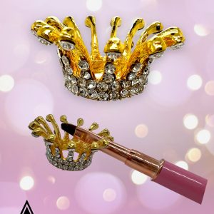 Repose pinceau couronne Gold